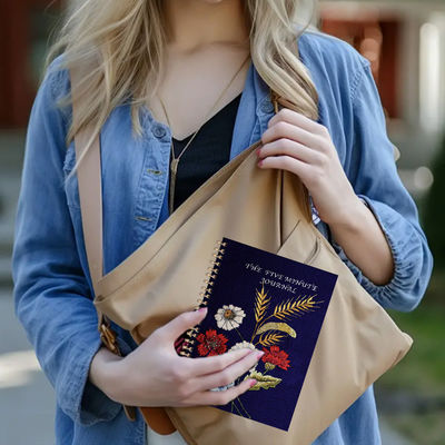 تکنیک طراحی برجسته کتاب یادداشت هاردکاپی مارپیچی برای عملکرد کسب و کار