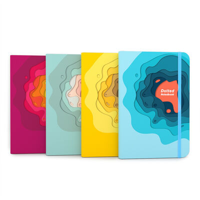 دفتر یادداشت جلد سخت مارپیچی یک موضوعی صحافی بادوام استاندارد مناسب برای دفتر، مدرسه و تجارت