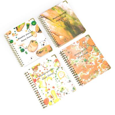 دفتر یادداشت ژورنال سفارشی 100 صفحه، صفحه سفید، رنگ عالی، انتخاب عالی برای همکاری تیمی و توسعه استراتژی