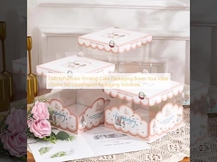 جعبه های بسته بندی کیک چاپی CMYK / Pantone انتخاب ایده آل شما برای راه حل های بسته بندی سفارشی