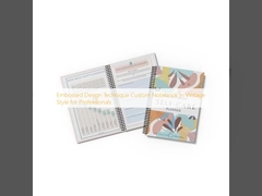 تکنیک طراحی برجسته دفترچه یادداشت سفارشی در سبک قدیمی برای حرفه ای ها