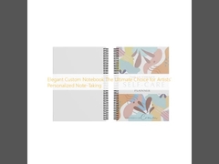 دفتر یادداشت سفارشی شیک: انتخاب نهایی برای یادداشت‌برداری شخصی هنرمندان