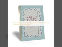 لپ تاپ هاردکوور A5 با طرح رنگ تیره و تکنیک طراحی برجسته