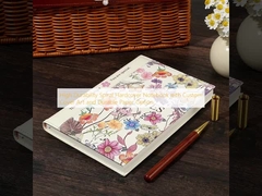 دفترچه یادداشت با پوشش سخت چرخش با رنگ پوشش سفارشی و گزینه کاغذ ماندگار