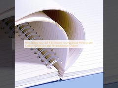 چاپ کتاب ژورنال ۵٫۸ × ۸٫۳ اینچی خود را با نقاشی جلد سفارشی و گزینه شخصی سازی شخصی کنید