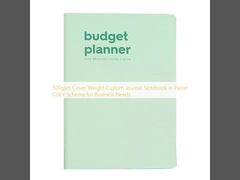 دفتر یادداشت ژورنال سفارشی با وزن جلد 300 گرمی با طرح رنگ پاستلی برای نیازهای تجاری