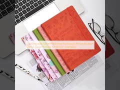 دفتر یادداشت جلد سخت مارپیچی قابل تنظیم گزینه شخصی‌سازی چاپ لوگو برای الهام هنرمندان