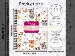 Professional Custom Journal Notebook with Elastic Band Closure and Spiral Binding