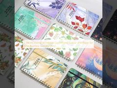 دفتر یادداشت سفارشی با رنگ و کاغذ دلخواه برای داستان موفقیت کسب و کار شما