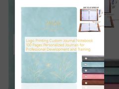 چاپ لوگو دفترچه ی خاطرات سفارشی 100 صفحه ی مجله های شخصی برای توسعه و آموزش حرفه ای