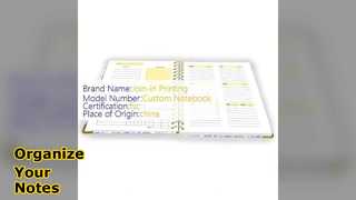 سازماندهی و ذخیره سازی نوت بوک مارپیچی