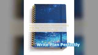 دفترچه یادداشت مارپیچ مشکی جلد گالینگور مجله